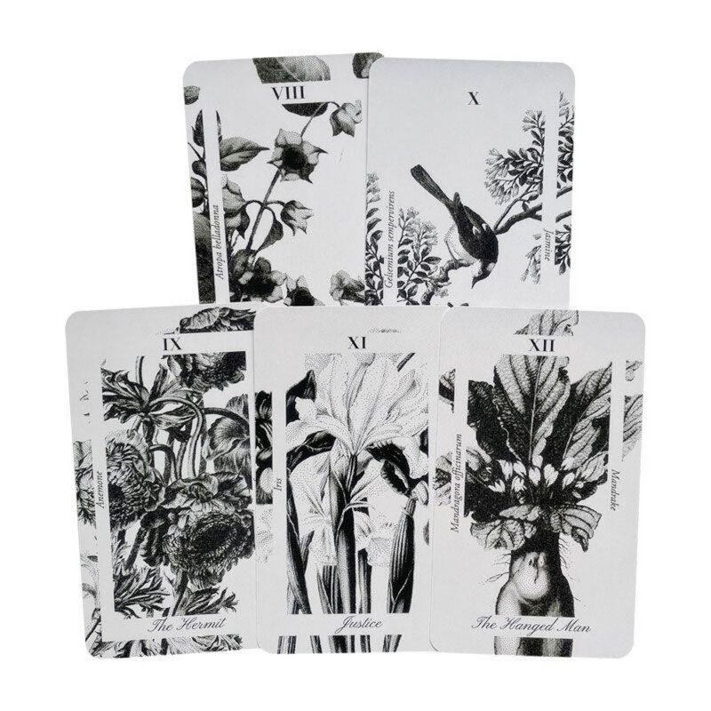 Cartas de La Flora Tarot, 10,3X6cm, 78 piezas