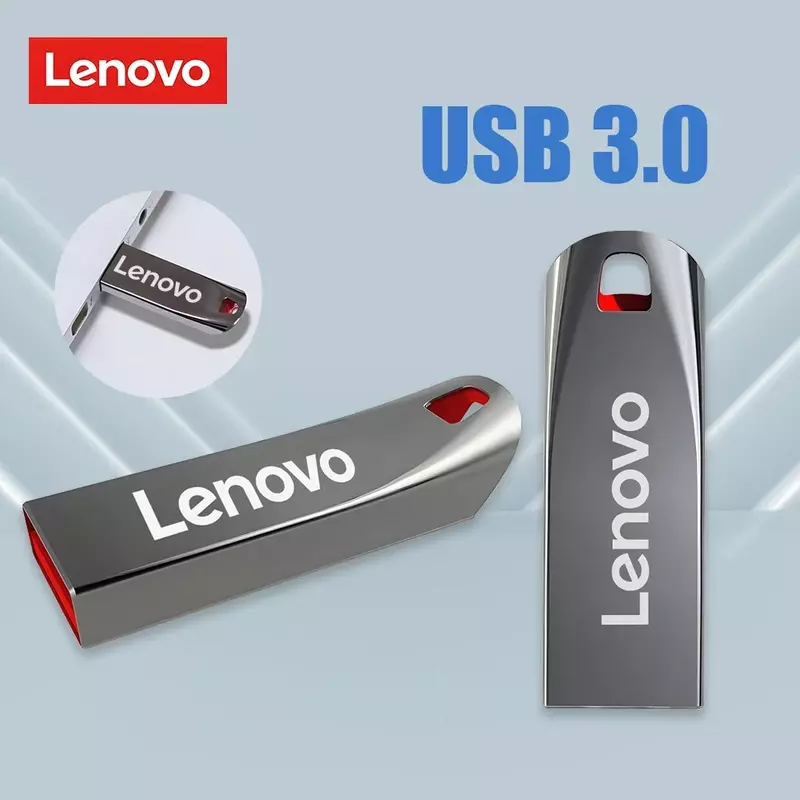 Флэш-накопители Lenovo 2 ТБ Usb 3,0, высокоскоростной металлический флеш-накопитель, 1 ТБ, 512 ГБ, 256 ГБ, портативный Usb-накопитель, Водонепроницаемая Usb-флэш-карта