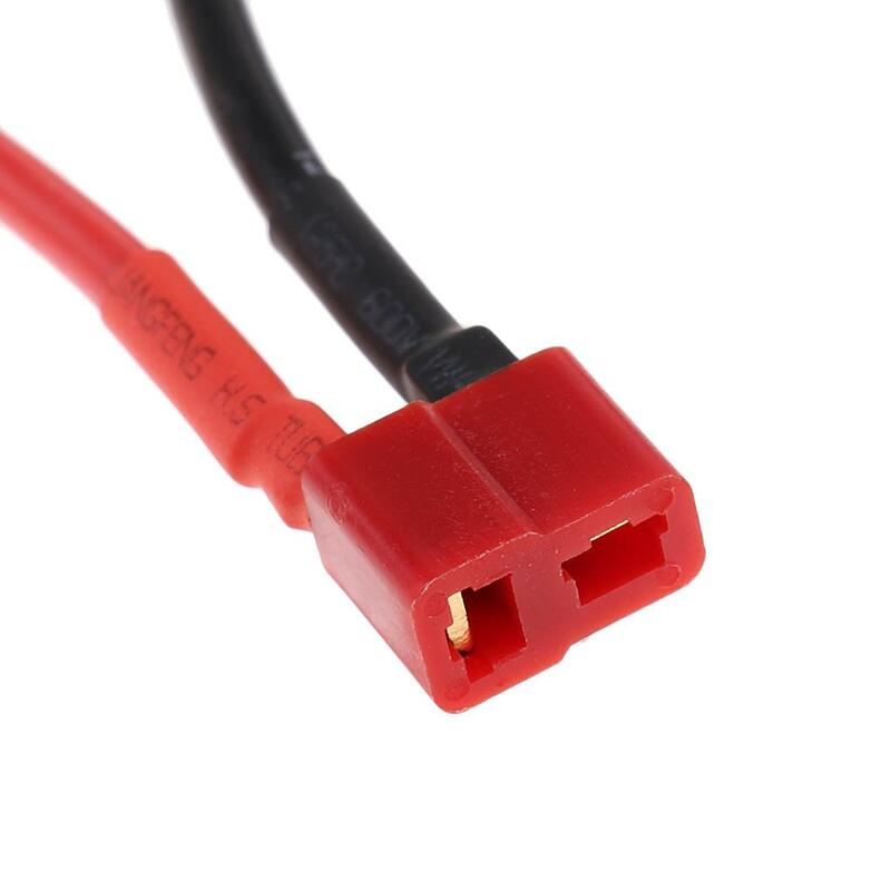 T Plug Serial Battery Connector Cable 14AWG for RC LiPo Battery Connector