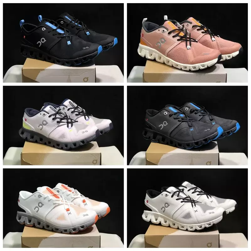Cloud X3 أحذية ركض مضادة للانزلاق للرجال والنساء ، أحذية رياضية مريحة بشبكة ، أحذية مشي كاجوال خارجية ، لياقة بدنية للأزواج ، أصلية