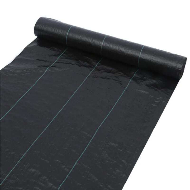 Black Weed Proof Cloth Enhanced Durability For Garden Buildings Reduced Weed Growth Weed Barrier Protecting Soil 1m*10mblack