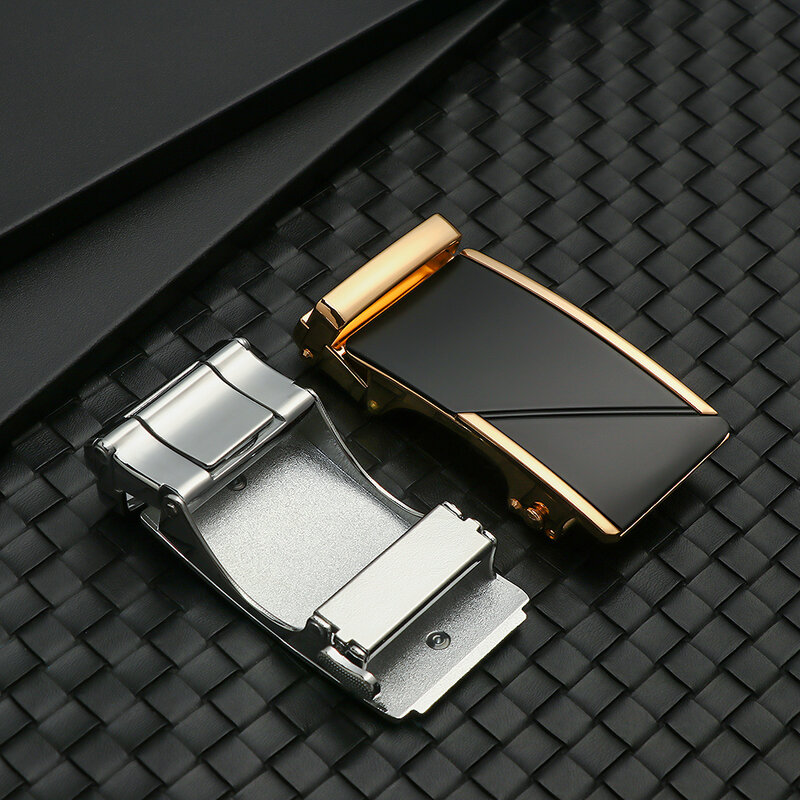 40mm masculino cinto de cabeça fivela lazer cinto cabeça acessórios de negócios fivela automática terno para largura 35mm slide correia cinta