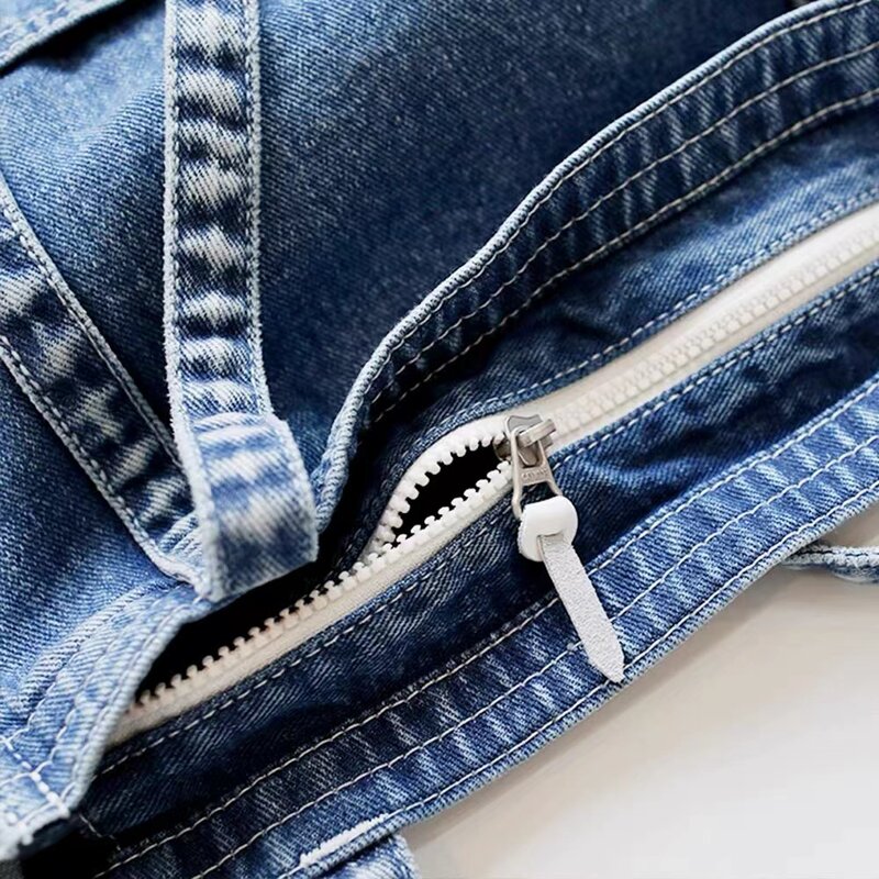 Bolsas femininas de lona vintage, simplicidade formal, bolsas de alta capacidade, sul-coreanas, jeans de nicho com zíper, casuais, novo, 2023