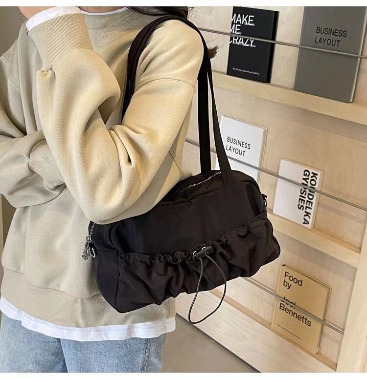 Piccole borse a tracolla in tessuto per le donne 2024 borsa da viaggio per signora di moda coreana borsa da viaggio per Shopper da viaggio femminile