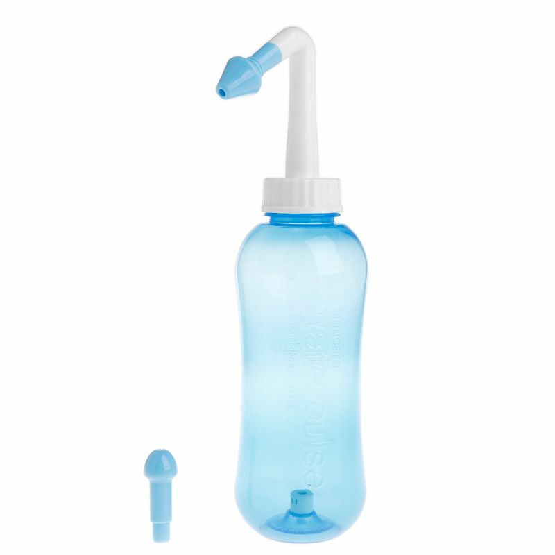 Y1UF Erwachsene Kinder Nase Waschen System Topf Sinus & Allergien Relief Spülen Neti 500mL