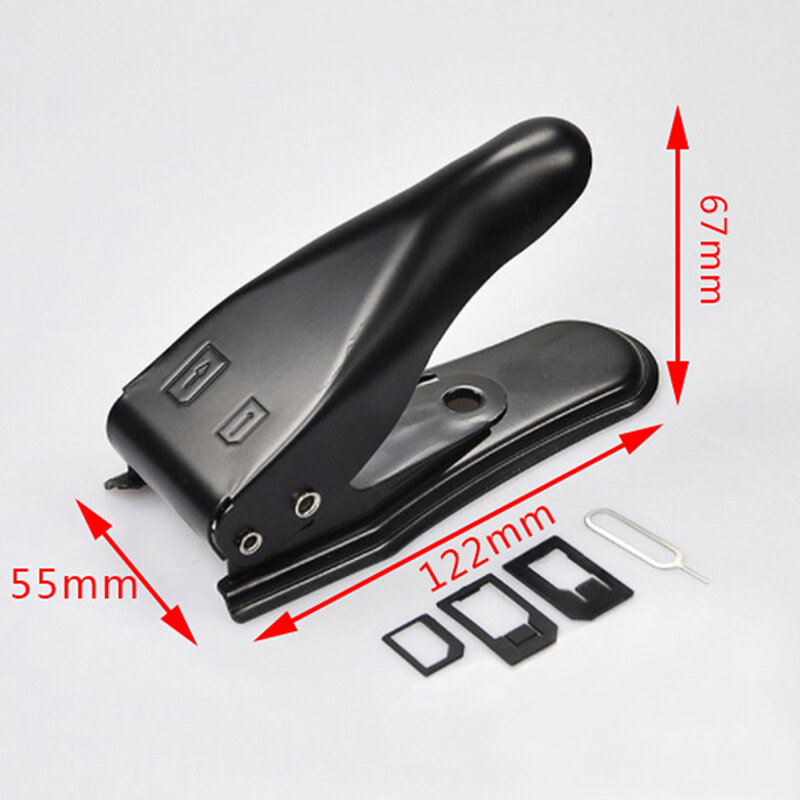 New High quality Multi-function Dual 2 in 1 Nano Micro SIM Card Cutter For Smart Phone Accessory
