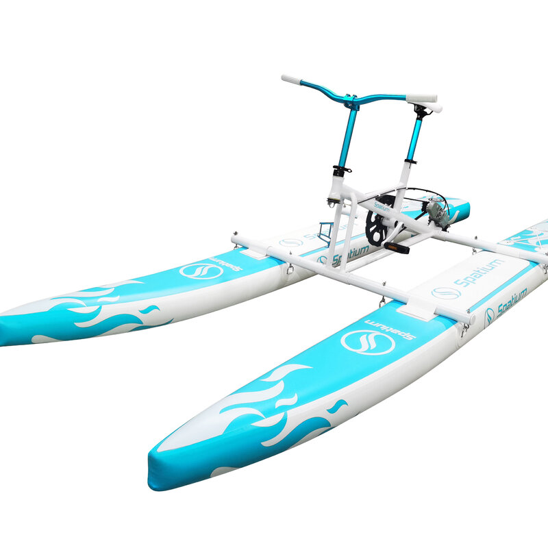 Zebec 2022 Новое поступление надувные плавающие водные велосипедные педали лодки для продажи