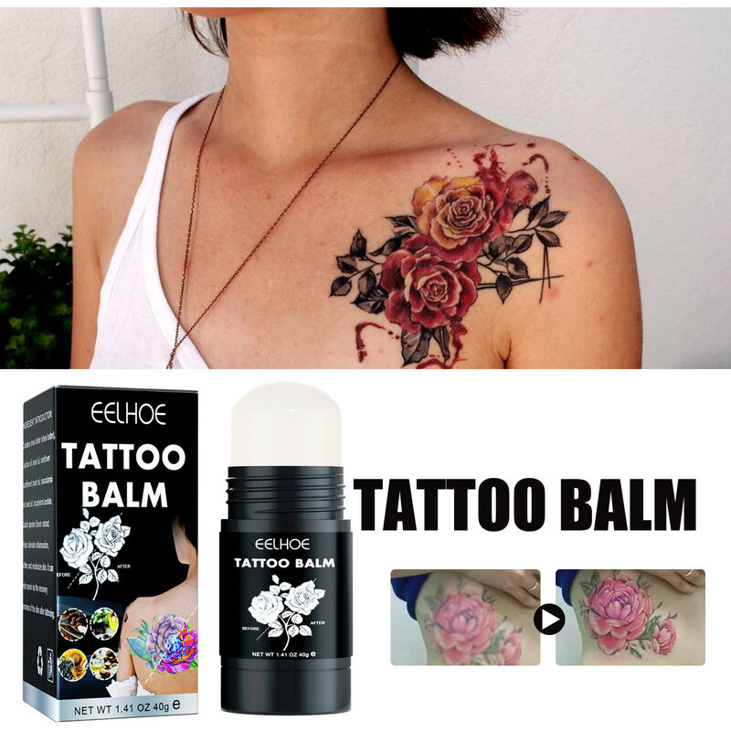 40g Eelhoe Tattoo aufhellende Entlastungs creme feuchtigkeit spendende und pflegende Farbe verbesserte Hautcreme Stick Augenbrauen Tattoo Reparatur