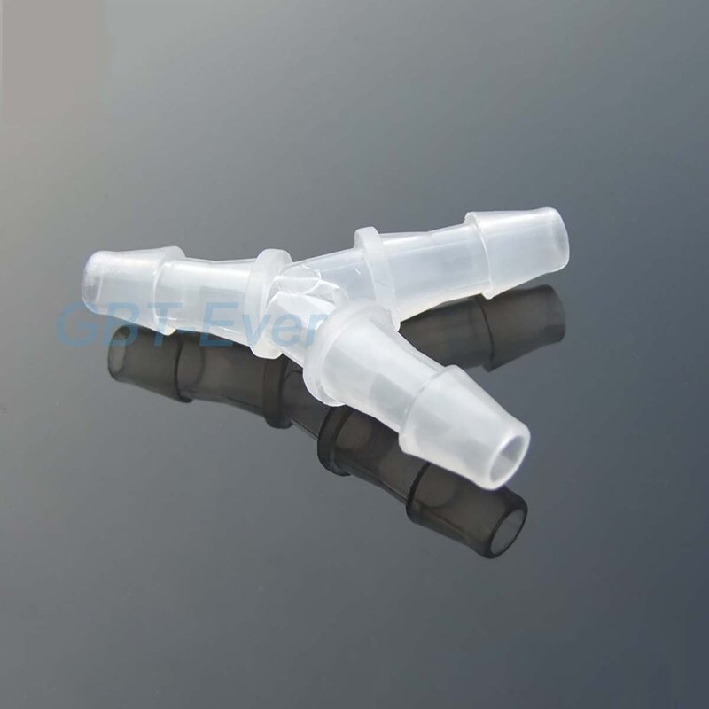 1/2/5/10Pcs  2.4-19.5mm Equal Y Type Hose Tee Plastic Silicone Tube Water Pipe Connectors S751 Joint Aquarium Parts 18 Sizes