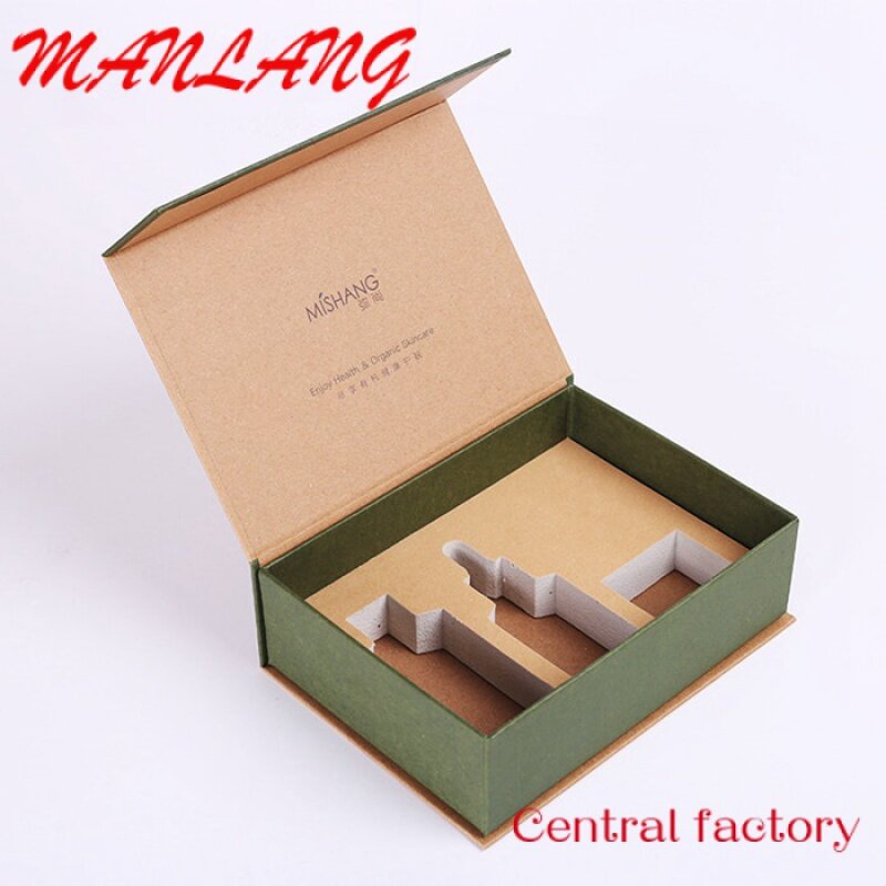 Custom  CustomHotsale Skin Care Products Paperboard Magnetic Closure Box Flip Top Cardboard Eco Gift Packaging