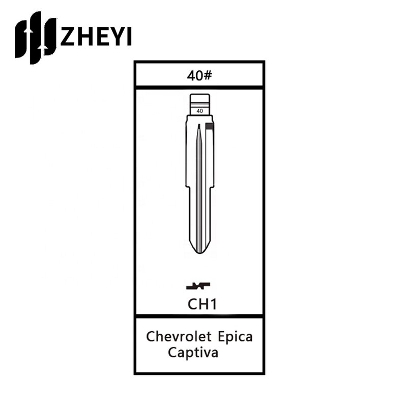 CH1/DW05 40 # Universal Uncut Remotes Flip Key Blade per Chevrolet Epica CH1/DW05 40 # Blank key blade telecomando per auto non tagliato