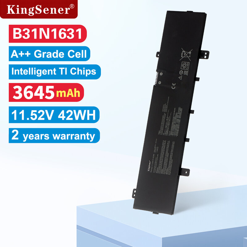KingSener B31N1631 Baterai Laptop untuk ASUS VivoBook 15 X505ZA X505BA X505BP F505 F505ZA F505BA X505ZA-BQ012T 42WH