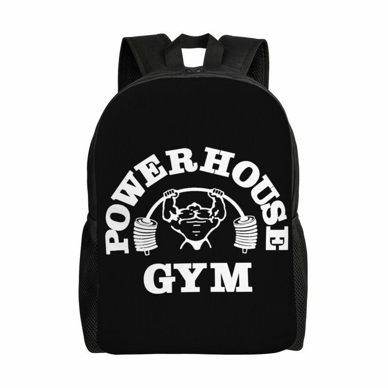 Powerhouse Gym Backpacks Women Men Fashion Bookbag for College School Fitness Building Muscle Bag Large Capacity Travel Backpack