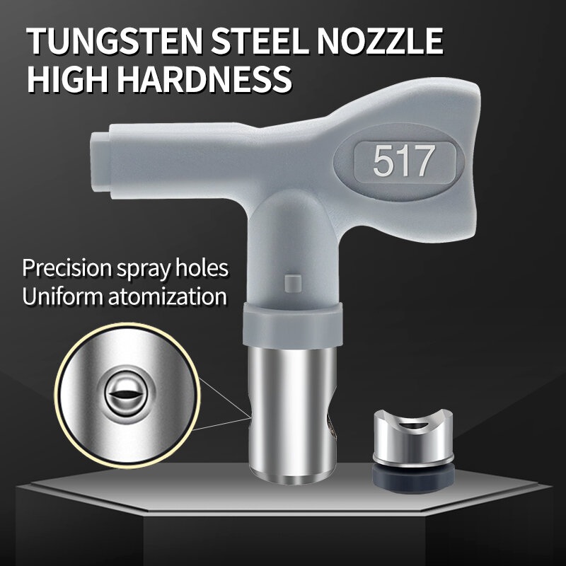 1Pcs High Pressure Nozzle 2/3/4/5 all series heavy-duty Gray airless tips nozzle guard For Sprayers Paint spray gun and XTR Guns