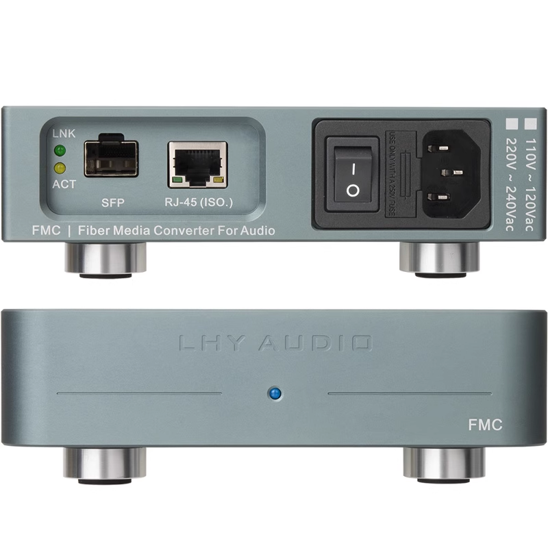 Lhy Audio Fmc Audio Hifi Koorts Ethernet Netwerk Zuiveraar Fiber Optic Transceiver Ocxo Constante Temperatuur Kristal Oscillator