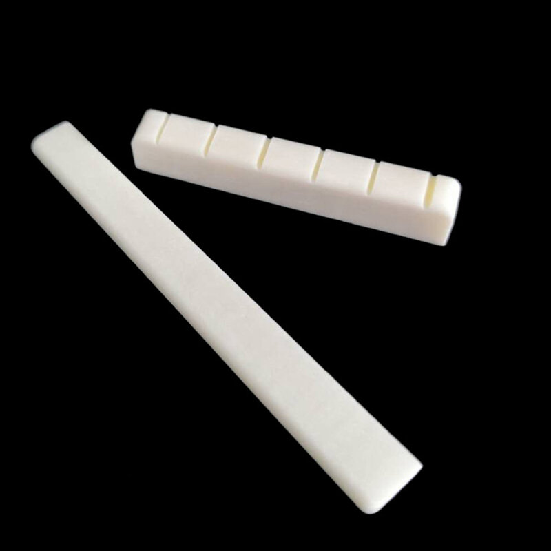 6 String Bone Classical Guitar Bridge Saddle And Nut Replacement Parts 80mm 52mm 6 String Classical Guitar Parts Accessories