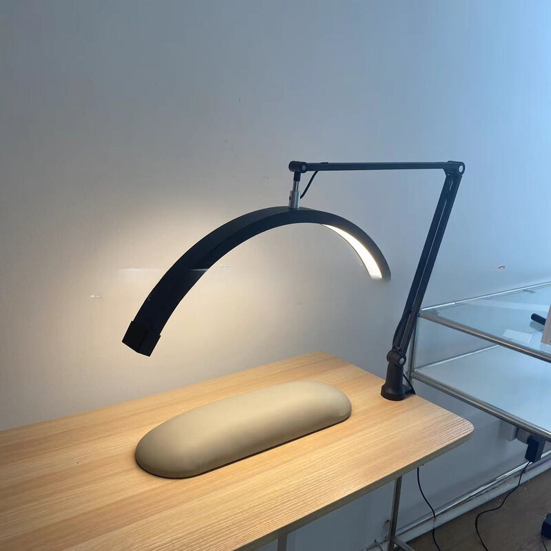 Longo Braço Telescópico Manicure Table Lamp, Fill Light, trabalhando proteção para os olhos, Clip Iluminação Prego, Hot Lamp