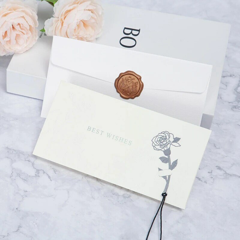 5 teile/los Umschlag Set Gruß Karte Geburtstag Lehrer Dankbarkeit High-grade Postkarten Umschläge für Hochzeit Einladungen Business