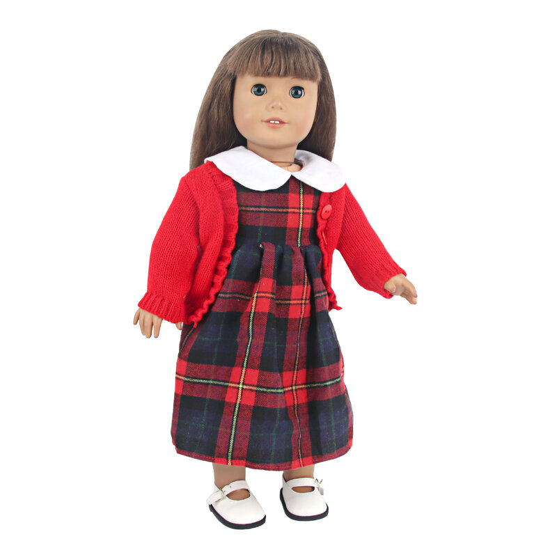 新生児人形,アメリカンドール,学校のユニフォーム,ケープ,43cm,ベビースーツ,18インチのセット