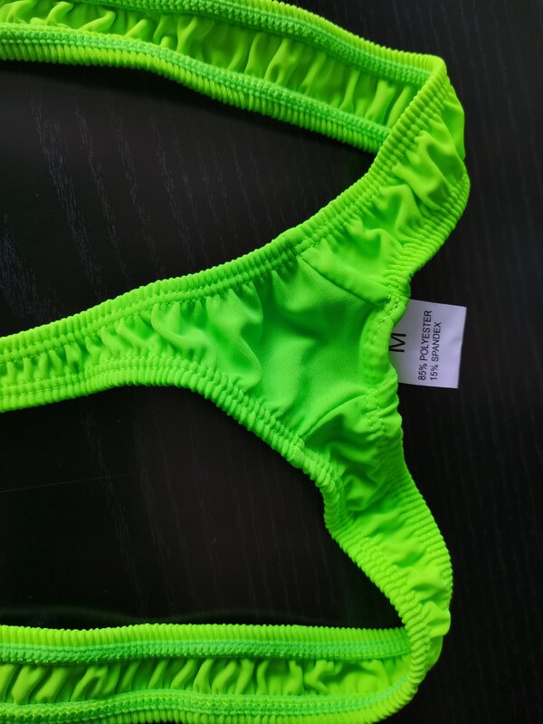 Verde Borat Mankini perizoma Lingerie Fancy Dress uomo panty