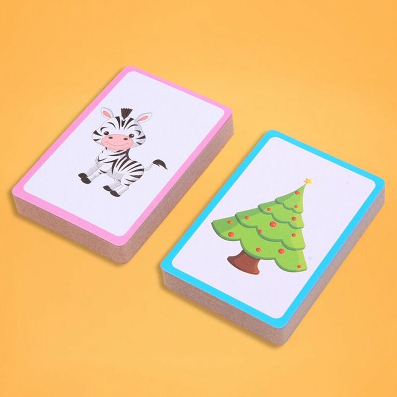 Transportation Plants Animals Children Cognition Card Baby Learning Cards Letter Number Flash Card Montessori Educational Toy