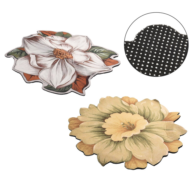 Hochwertige Boden matte Home Decoration Nachttisch decke chinesische Art Garderobe Matte sanft waschen Lotus Boden matte