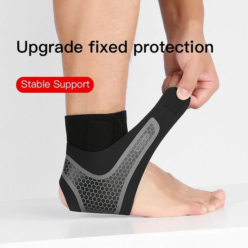 Equipo de Protección deportiva para el tobillo, soporte de compresión de nailon, vendaje de baloncesto, 1 unidad
