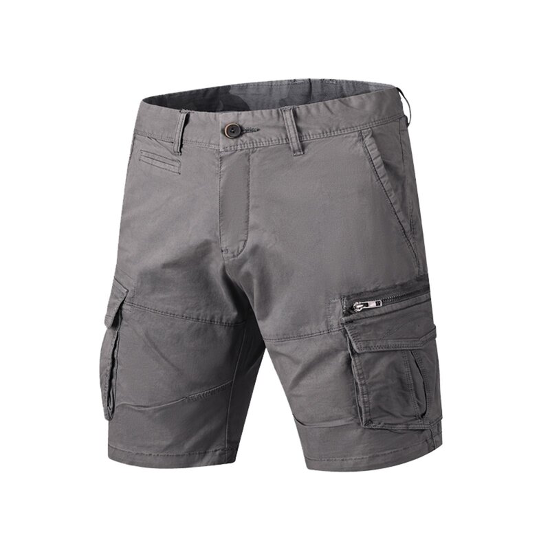 2024 Quick Dry Hiking Shorts Breathable Lightweight Men Jogging Shorts Outdoor Short Pants Zipper Pockets Cargo Workwear