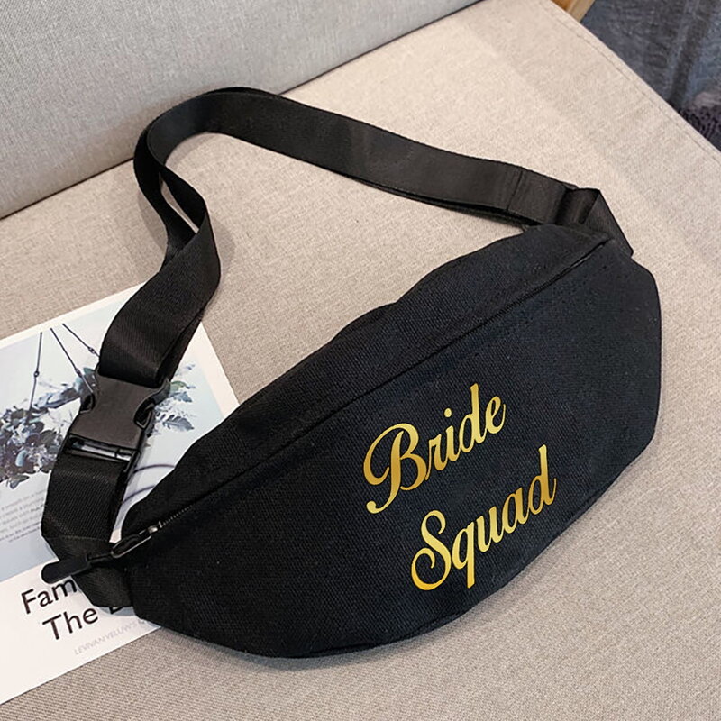 Outdoor Waist Packs Casual Men Shoulder Bags Running Belt Pouch Fanny Pack Mobile Phone Bag Bride Pattern Canvas Chest Bag
