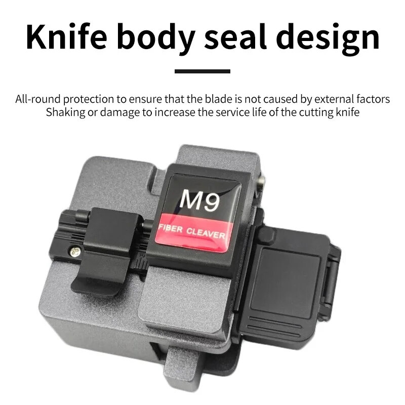 SKL-M9 pisau pemotong kabel serat optik FTTT, alat pisau optik presisi tinggi 16 permukaan pisau