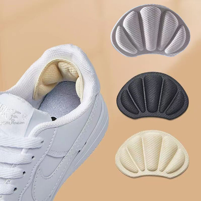 Cuscinetti per tallone per scarpe sportive misura regolabile toppa per tallone cuscino per alleviare il dolore inserto solette per scarpe adesivi per la protezione del tallone