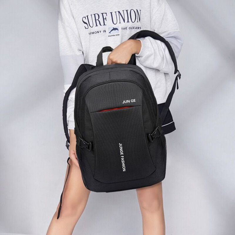 New Fashion Men's Backpack Korean Edition Trendy Oxford Cloth Designer Large Capacity Student School Bag Travel Bag Backpack