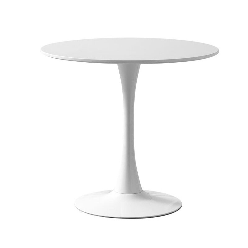 Petite table ronde nordique pour la salle à manger domestique, table basse de négociation, magasin de thé au lait, loisirs de balcon