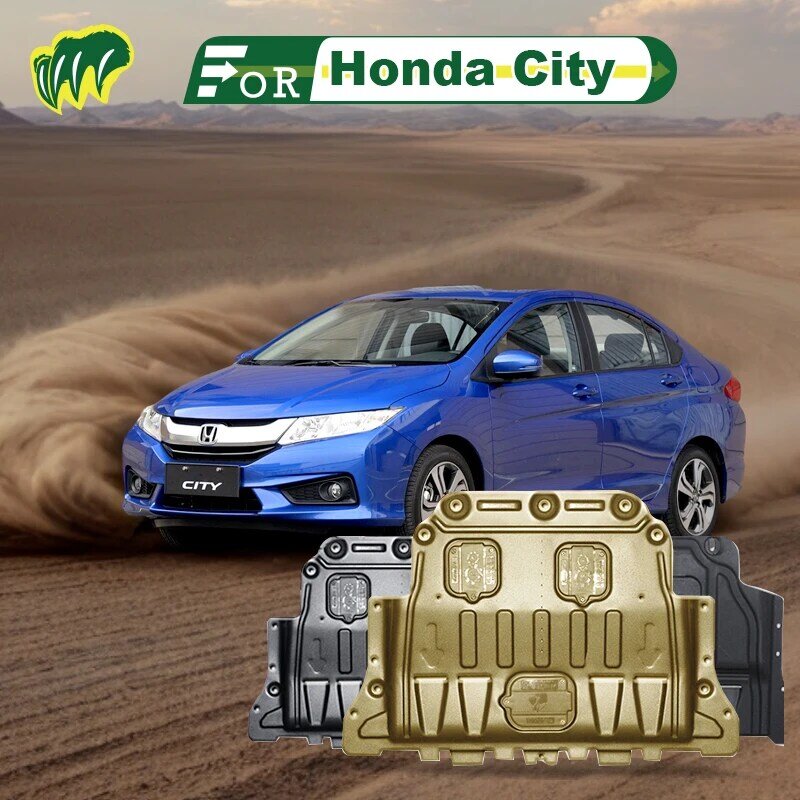 Для Honda City 13 14 15 16 17 18 19 2008-2019, задняя Защитная панель двигателя, аксессуары для автомобиля под крышкой
