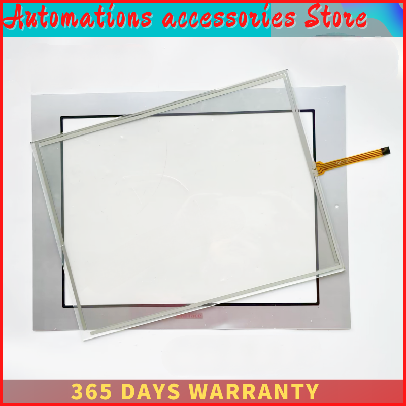 Touch Screen Panel Glass Digitizer with Overlay Protective Film for AGP3750-T1-AF-M AGP3750-T1-D24 PFXGP3750TAA TouchScreen