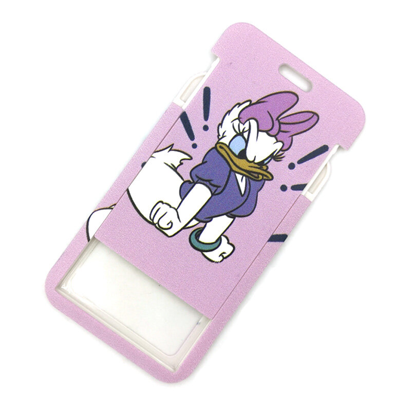 Daisy Donald Duck Lanyard Kreditkarte ID Halter Tasche Student Frauen Reise Karte Abdeckung Abzeichen Auto Keychain Dekorationen