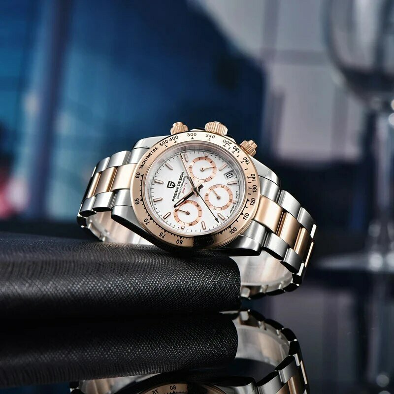 Pagani-Montre-bracelet à quartz étanche pour homme, montres pour homme, chronographe, or, Uco, marque supérieure, luxe, nouveau, 1644, 2024