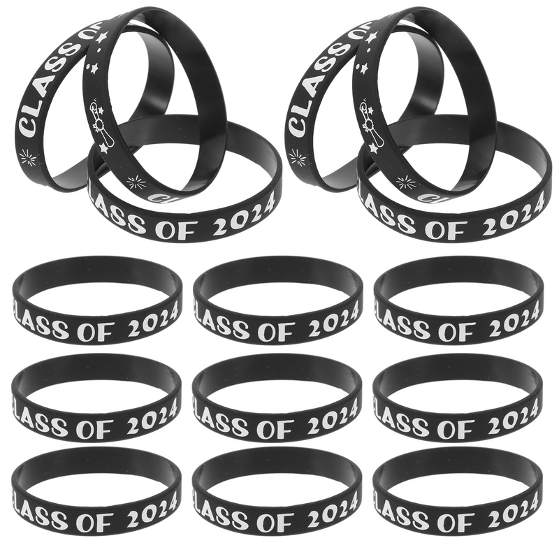Chic Compact Wrist Wrist Tapes "2024 Graduation Class Of 202 Supplys - Set of 50 for High School, College