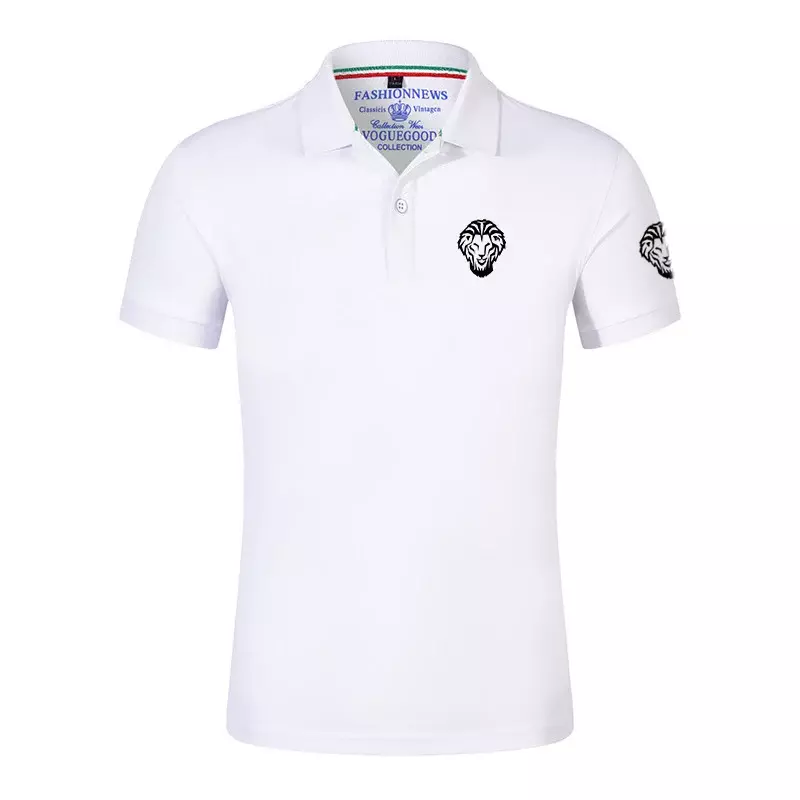 Leon Athletic Club De Bilbao męska modne koszulki Polo 2024 letnia męska koszulka w czystym kolorze z krótkim rękawem szczupły Streetwear