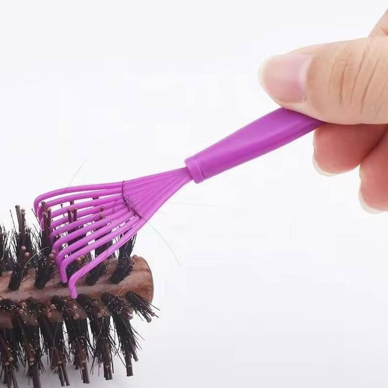 Curly Hair Comb Cleaning Tool, Dirt Removal Feature, Escova de cabelo, Cleaner, Styling Garra