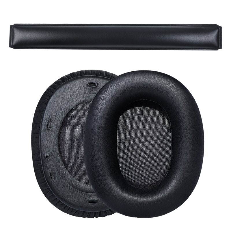 Replacement Memory Foam Leather Cushion Earpads Head Beam for Edifier W800BT plus / W800BT Headphone Ear pads Covers HeadBeam