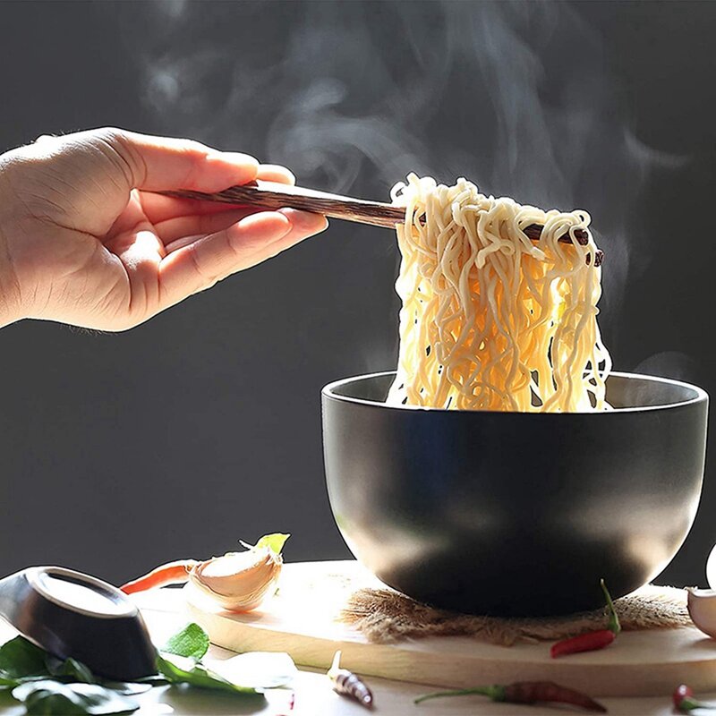 8 buah sendok Ramen sendok besar pegangan panjang Jepang sendok Hot Pot kayu cangkang kura-kura sendok sup kayu Makanan Penutup