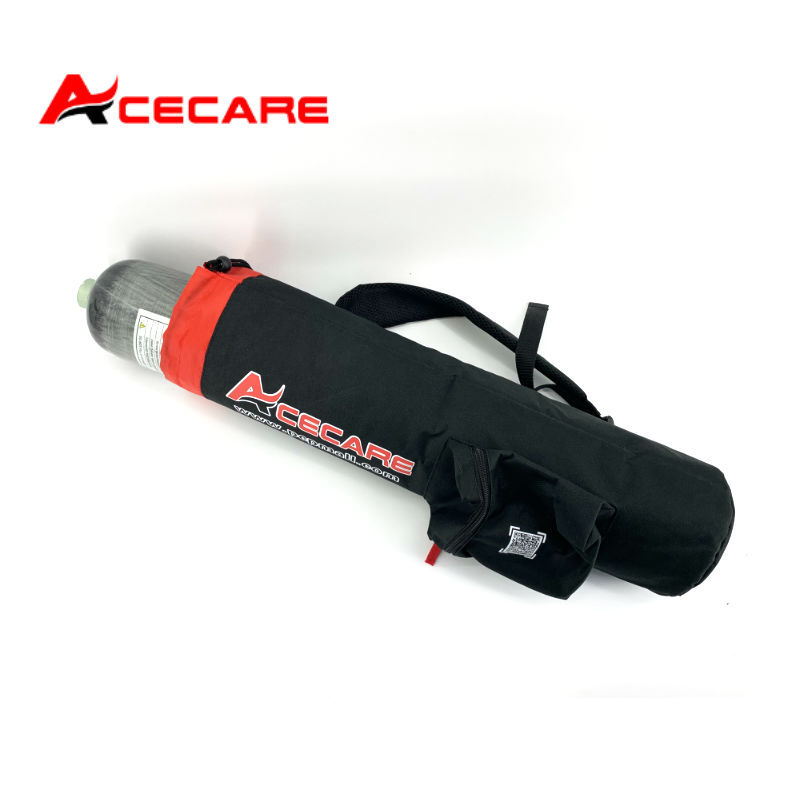 Acecare-6.8L CE 인증 고압 에어 탱크 4500Psi 30Mpa 300Bar, 실린더 백 포함