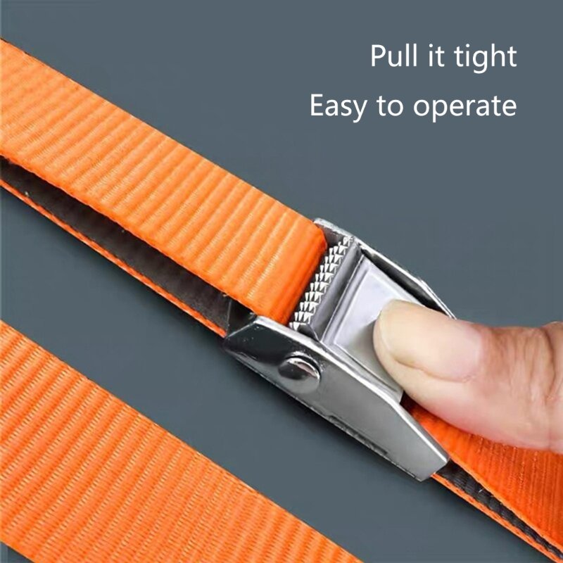 Essential Tie Down Strap Convenient Nylon Fasteners Adjustable Cargo Strap