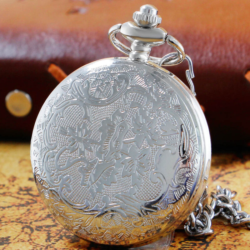 Relojes de bolsillo minimalistas Vintage personalizados, reloj de bolsillo con colgante de esfera ámbar Roma, movimiento de cuarzo, regalos de recuerdo