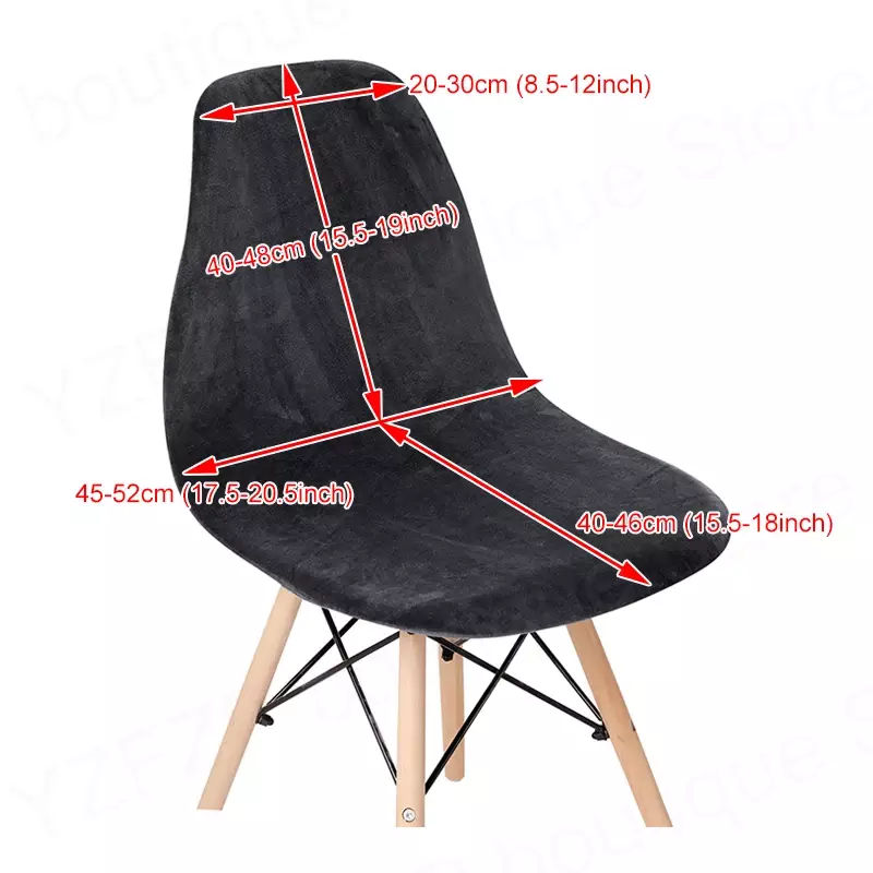 ผ้าคลุมเก้าอี้กันน้ำสีทึบปลอกเก้าอี้หลังสั้นผ้ายืดคลุมที่นั่งเก้าอี้สำหรับโรงแรม