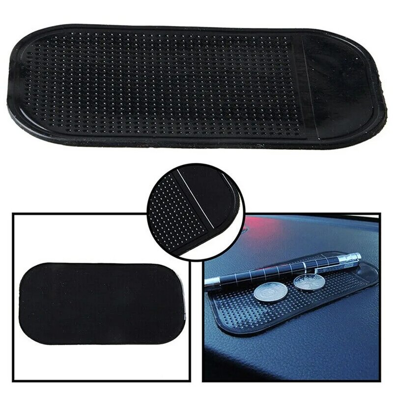 1Pcs 13x7cm Anti-Slip Mat Automobiles Interior Accessories for Mobile Phone mp3mp4 Pad For GPS Anti Slip Car Sticky  Mat