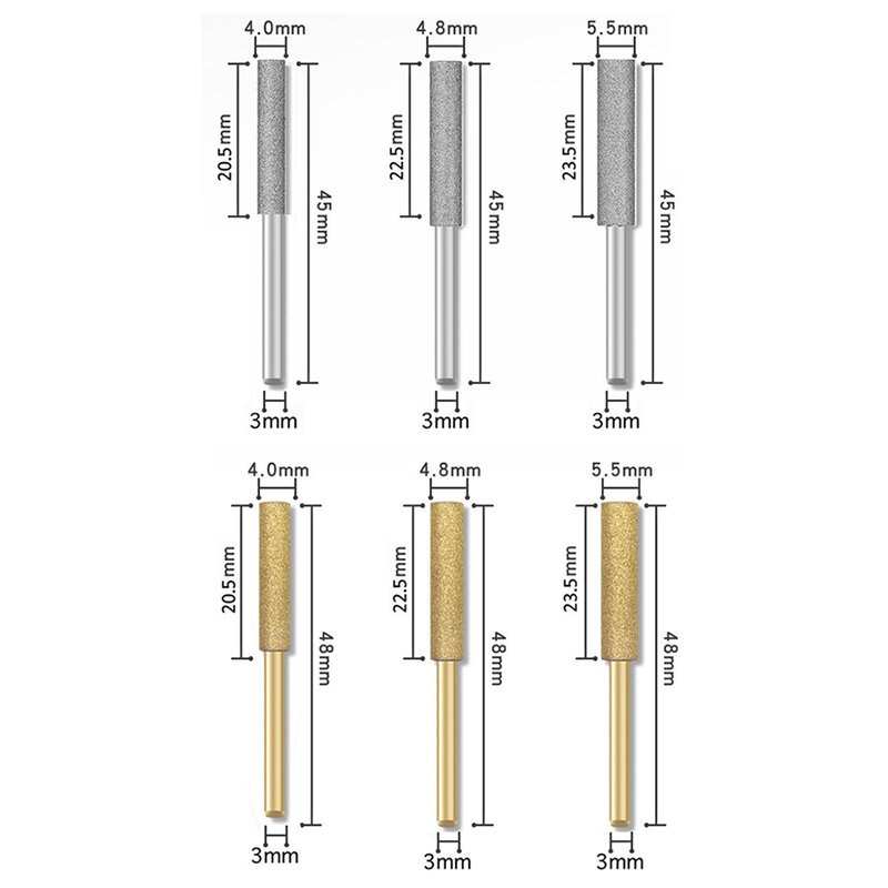 코팅 금속 그라인딩 전기톱 숫돌, 연마기 숫돌, 전동 공구 부품, 6PCs