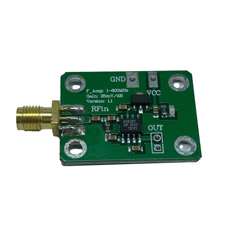 RF Detector AD8307 RF Power Meter Logarithmic Detector Power Detection 1-600Mhz Slope -74Dbm-+18Dbm