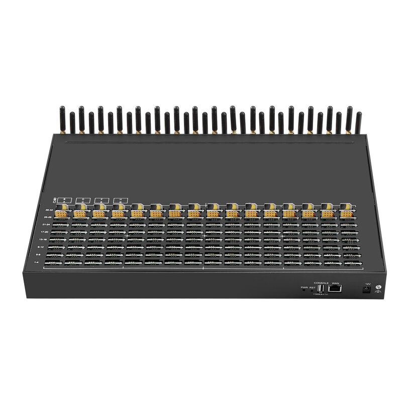 SK Ejoin Gateway for Voip 32 Ports 256 Sim Slots SMS Machine GoIP Gateway Bulk SMS Send and Receive Support SMPP HTTP API